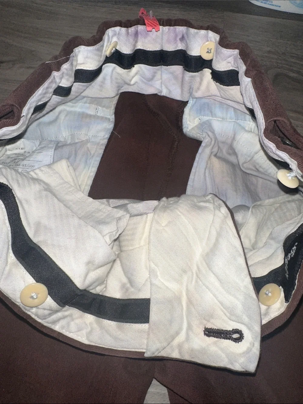 Men's Brown Pants - with waist adjusters
